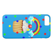 Cupcake-Party mit Regenbogen und Sprinklen Case-Mate iPhone Hülle (Rückseite (Horizontal))