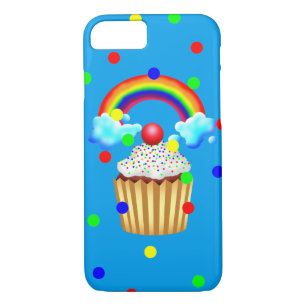 Cupcake-Party mit Regenbogen und Sprinklen Case-Mate iPhone Hülle