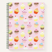 Cupcake Party Notebook Notizblock (Vorderseite)