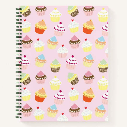 Cupcake Party Notebook Notizblock (Vorderseite)