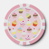 Cupcake Party Poker Chips (Vorderseite)