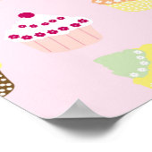 Cupcake Party Poster (Ecke)