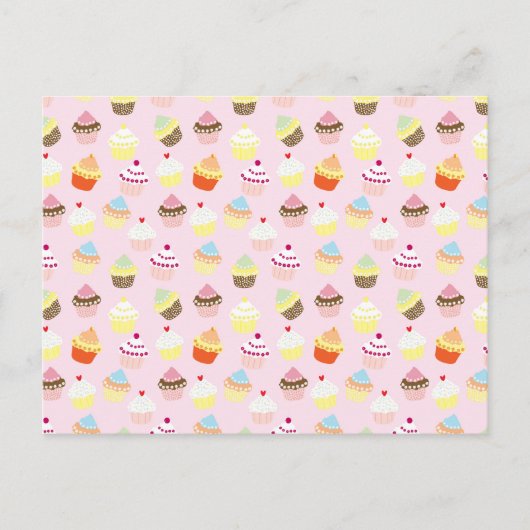 Cupcake Party Postkarte (Vorderseite)