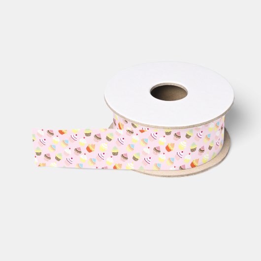 Cupcake Party Ribbon Ripsband (Spule)