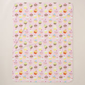 Cupcake Party Sherpa Blanket Sherpadecke (Vorderseite)