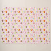 Cupcake Party Sherpa Blanket Sherpadecke (Vorderseite (Horizontal))