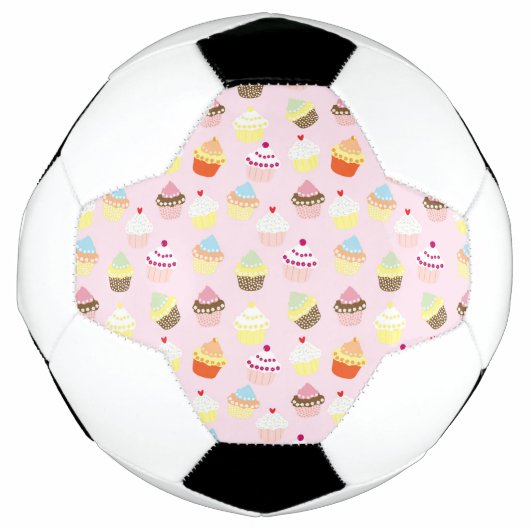 Cupcake Party Soccer Ball (Vorderseite)