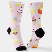Cupcake Party Socken (Gewinkelt)