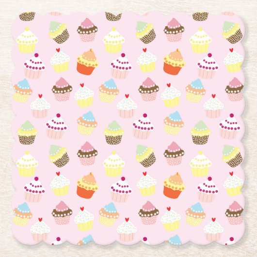 Cupcake Party Untersetzer (Vorderseite)