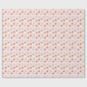 Cupcake Party Wrapping Paper Geschenkpapier (Flach)