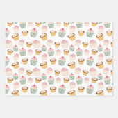 Cupcake Pattern Geschenkpapier Set (Vorderseite 2)
