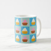 Cupcake Pattern Kaffeetasse (VorderseiteRechts)