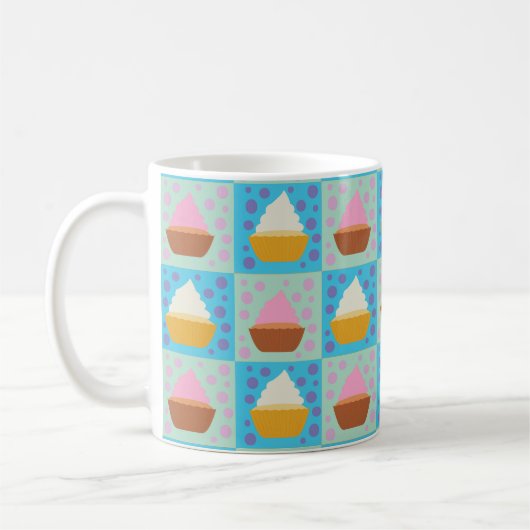 Cupcake Pattern Kaffeetasse (Links)