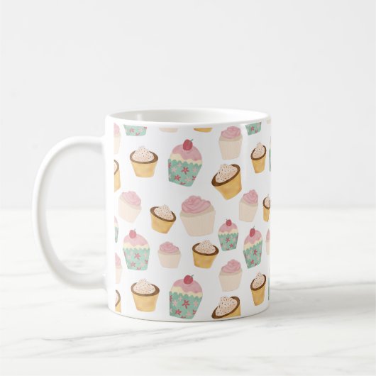 Cupcake Pattern Kaffeetasse (Links)