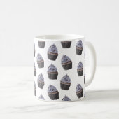 Cupcake Pattern Kaffeetasse (VorderseiteRechts)