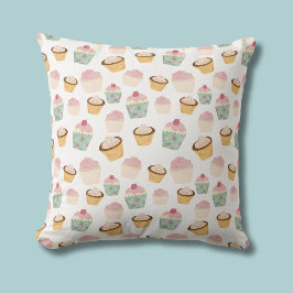 Cupcake Pattern Kissen