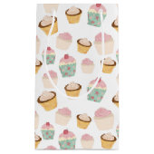 Cupcake Pattern Kleine Geschenktüte (Vorderseite)