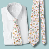 Cupcake Pattern Krawatte