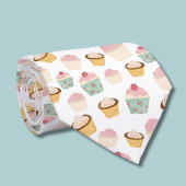 Cupcake Pattern Krawatte