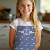 Cupcake Pattern Monogramm Schürze