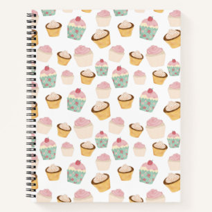 Cupcake Pattern Notizblock