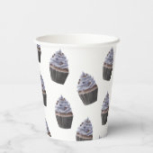 Cupcake Pattern Pappbecher (Rückseite)
