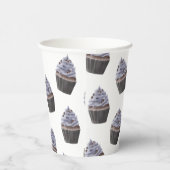 Cupcake Pattern Pappbecher (Rechts)