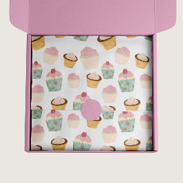 Cupcake Pattern Seidenpapier