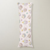 Cupcake Pattern Seitenschläferkissen (Vorderseite Vertikal)