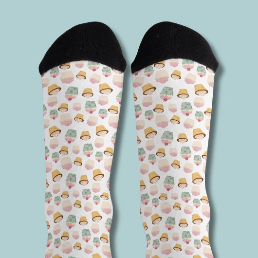Cupcake Pattern Socken