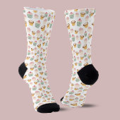 Cupcake Pattern Socken