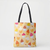 Cupcake Pattern Tasche (Vorderseite)
