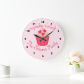 Cupcake Personalisiert Kitchenuhr Große Wanduhr (Zuhause)