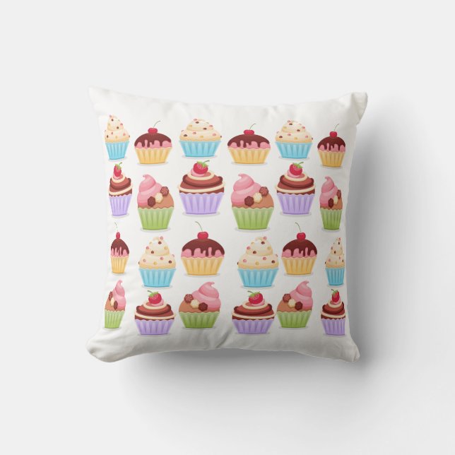 Cupcake Pillow Kissen (Vorderseite)