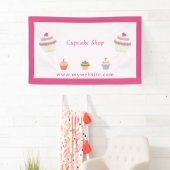 Cupcake Pink Banner (Insitu)