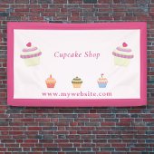 Cupcake Pink Banner