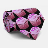 Cupcake Pink Krawatte (Gerollt)