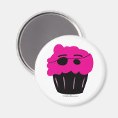 Cupcake Pirate Magnet (Vorderseite/Rückseite)