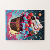 Cupcake Pop Art Extravaganza Puzzle (Horizontal)