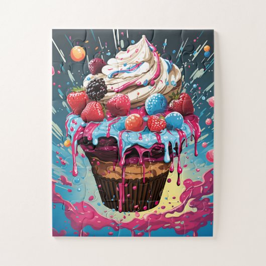Cupcake Pop Art Extravaganza Puzzle (Vertikal)
