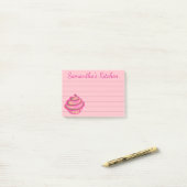 Cupcake Post it Notes Post-it Klebezettel (Auf Schreibtisch)