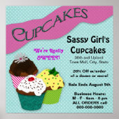 CUPCAKE POSTER - GROSSES WERBPERSONALISIEREN (Vorne)