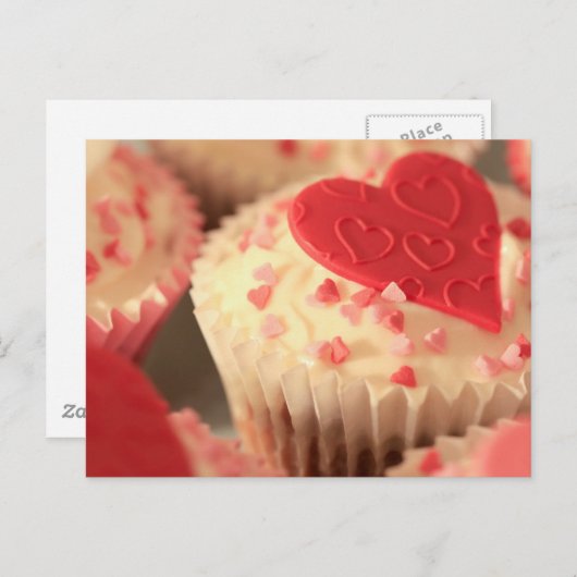 Cupcake Postkarte (Vorne/Hinten)