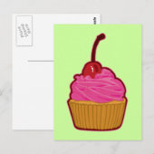 Cupcake Postkarte (Vorne/Hinten)
