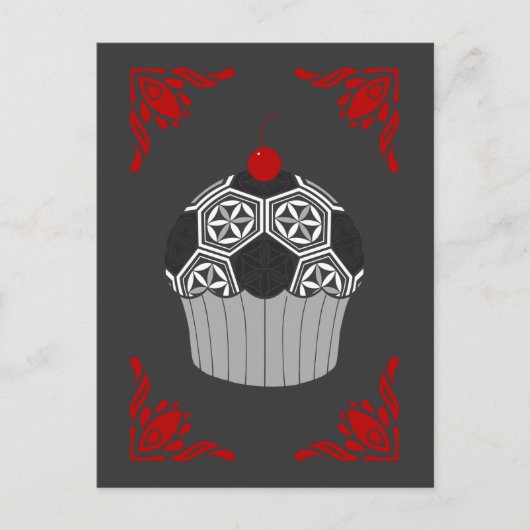 Cupcake Postkarte (Vorderseite)