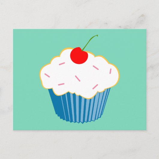 Cupcake Postkarte (Vorderseite)