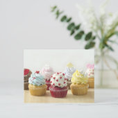 Cupcake Postkarte (Stehend Vorderseite)