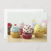 Cupcake Postkarte (Vorne/Hinten)