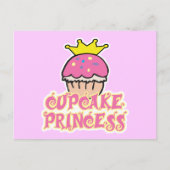 Cupcake Princess Postkarte (Vorderseite)