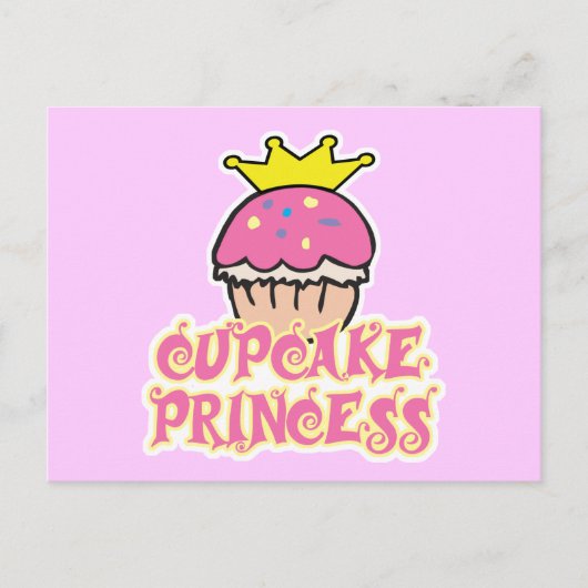 Cupcake Princess Postkarte (Vorderseite)
